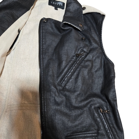 NWOT Laveer Size XS Vest All Natural Vicose, Linen, and Cotton. - Picture 6 of 9